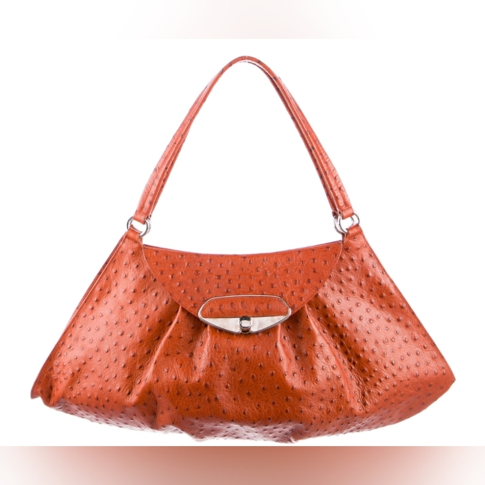 ✨️Furla Ostrich Shoulder Bag ✨️